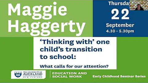 Maggie Haggerty - Thinking with one childs transit...