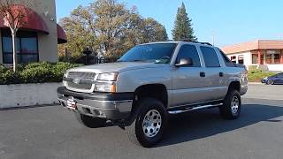 2004 Chevrolet Avalanche 4X4 video overview and walk around.