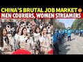 China&#39;s Brutal Job Market: Most Men Turn Couriers, Women Become Streamers, Even PhDs Remain Jobless