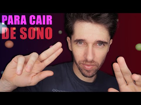 ASMR HIPNÓTICO IMPOSSÍVEL NÃO FICAR COM SONO - HANDS MOVIMENTS E MOUTH SOUNDS 💤