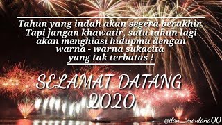 Story WA tahun baru 2020