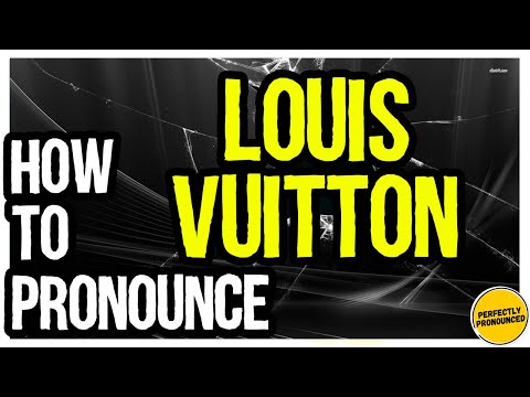 How to pronounce LOUIS VUITTON ESERVICE