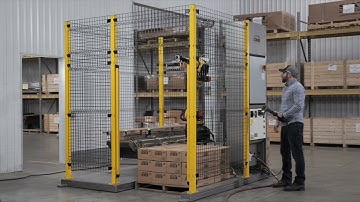 Effortlessly Improve Your End-of-Line Palletizing with Combi EZ Pal Robotic Palletizer