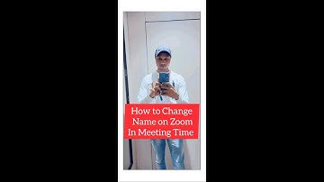 How to change name on zoom in meeting// jab meeting start ho to zoom par name kaise change karen 🤔
