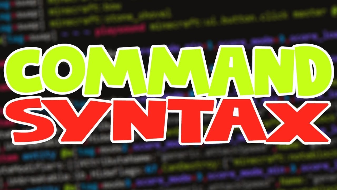 Minecraft Command Syntax Sprache für Notepad++ - YouTube