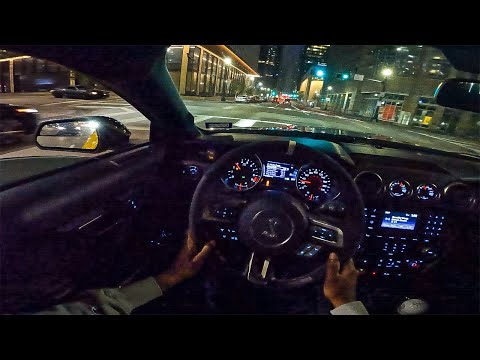 TERRORIZING THE CITY IN MY STRAIGHT PIPE SHELBY GT350 AT 2AM (POV DRIVE)