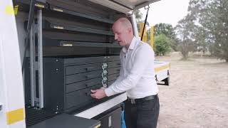 Hidrive Accessories | Mechanics Drawer 690X475X405MM 4 Tier