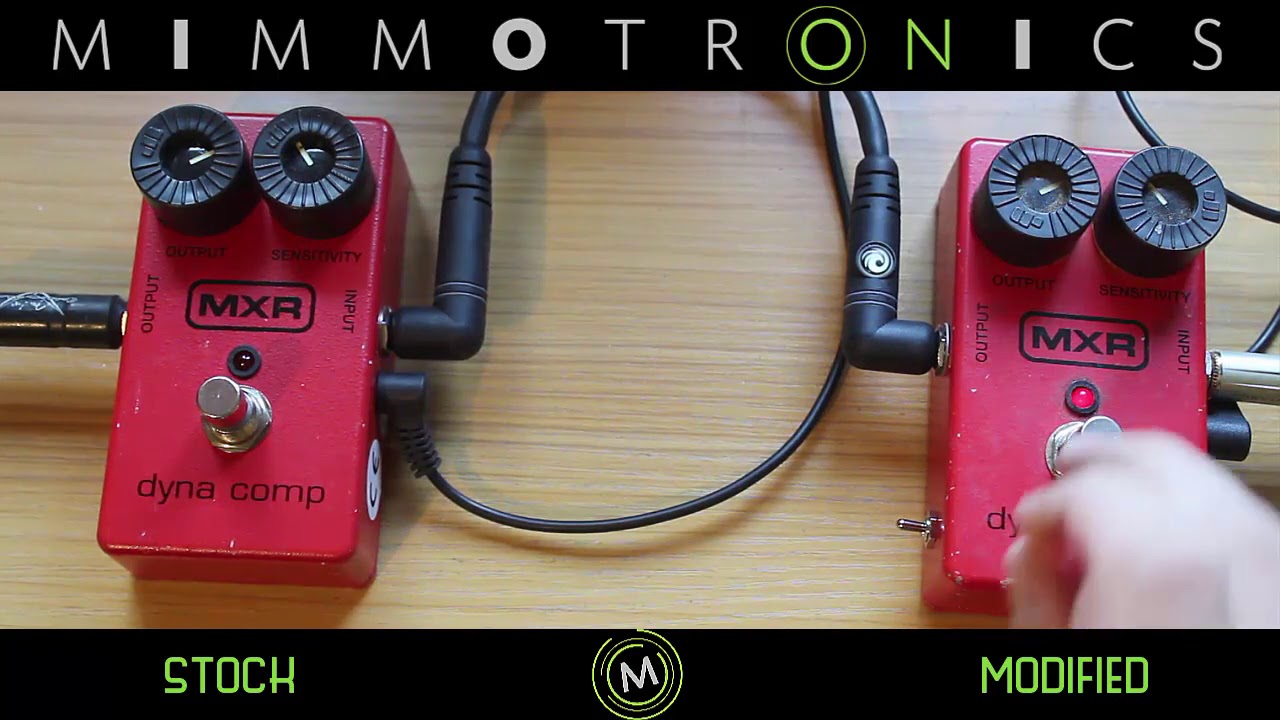 Mimmotronics' MXR Dyna-Comp Modification - Attack Mod - YouTube