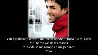 Enrique Iglesias ft Aventura - Lloro por ti (lyric - letra)