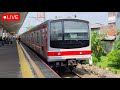  momen langka kereta api krl jr 205 marchen sf8  ompong  langsung kita naikin yuk