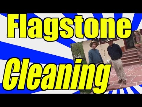 Flagstone Cleaning Just Like the Professionals!