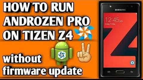 Androzen pro for z4 without firmware update || how to download androzen pro in samsung z4 |