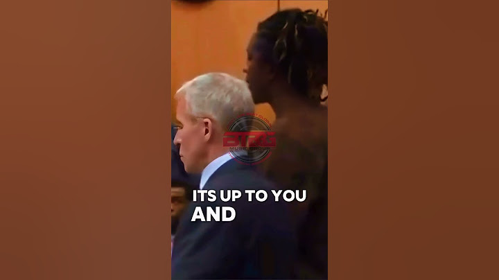 Young Thug Gives Heartfelt Speech Before Walking Out of YSL Trial A Free Man!!!   #hiphop #YOUNGTHUG