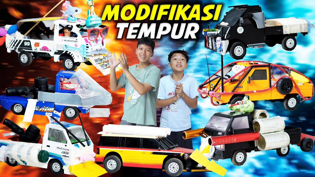 MODIFIKASI EKSTREEM RC BOMBOM CAR DITDIM TEAM!! MODIFAN SIAPAKAH PALING KEREN??