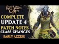 Baldur's Gate 3 Update 4: Druid, Patch Notes, Class Changes and QOL fixes for BG3 Early Access