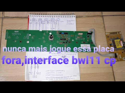 ESTUDO,placa interface lavadora bwl11(CP)!