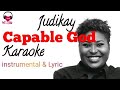 Capable god  judikay instrumental  lyric gospel karaoke