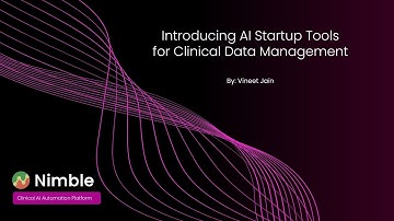 Introducing AI Startup Tools for Clinical Data Management