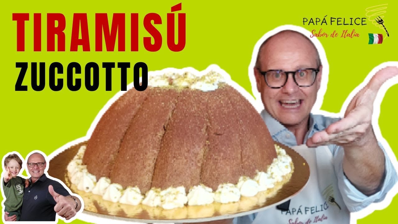 🇮🇹 Tiramisú Zuccotto de Pistacho