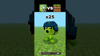 Plants vs zombie in Minecraft part 118 #meme #minecraft #pvz #shorts