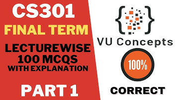 cs301 final term preparation 2025 | cs301 final term mcqs