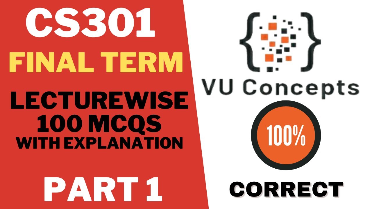 cs301 final term preparation 2024 | cs301 final term preparation ...