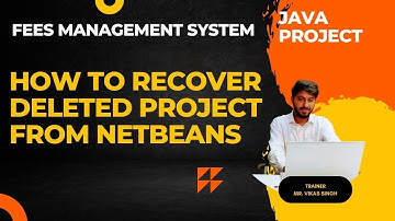 How To Recover Deleted Project From NetBeans In Hindi by Vikas Singh | Netbeans Tutorial