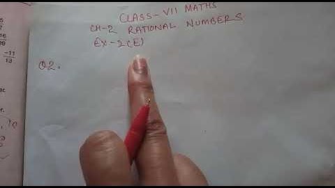 Q2,3,4 Ex-2E Ch-Rational numbers class VII Selina maths ICSE board@Lovewithmathematics