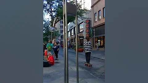 Writer on the streets, Mark Easterling Tallglow pu...