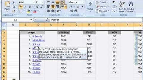 Excel 2007 - Importing Internet Data