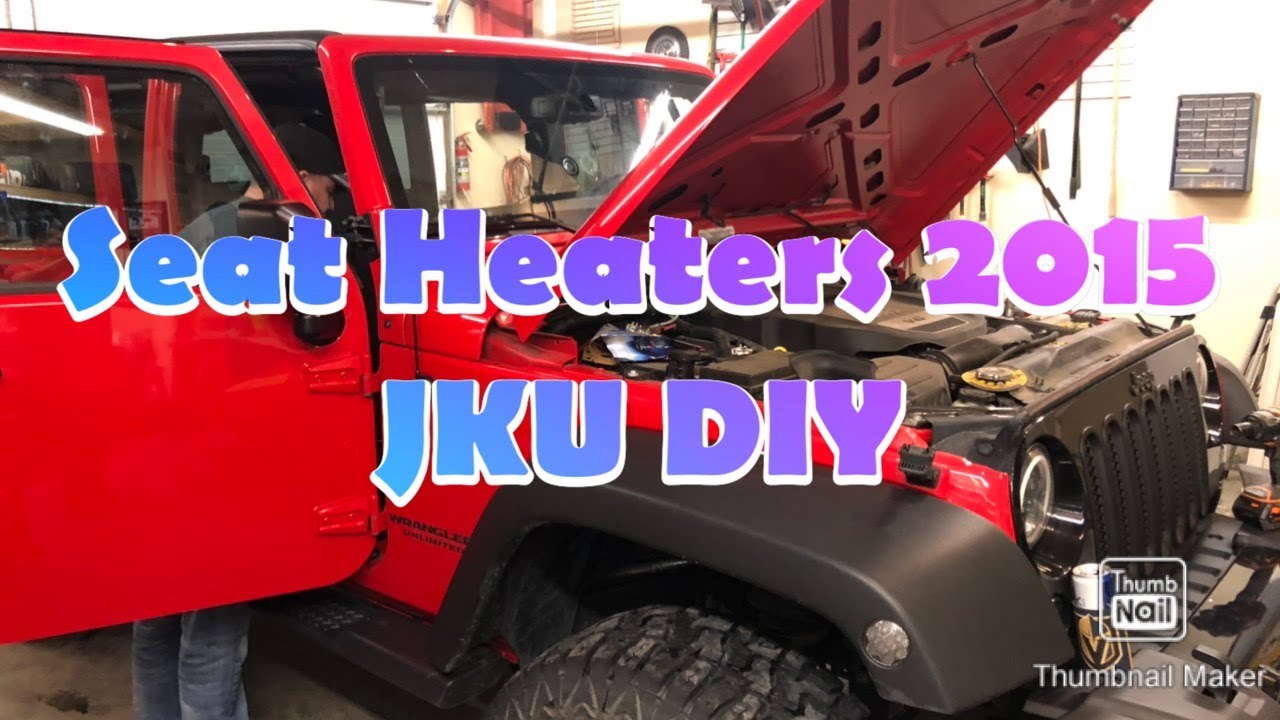 JK Seat Heater Install DIY - YouTube