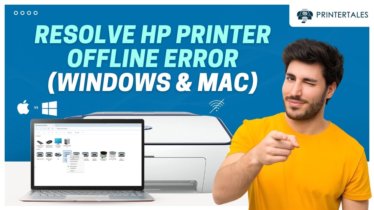 HP Printer Offline Problem – Easy Fix for Windows & Mac | Printer Tales ...