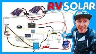 ☀ RV SOLAR SYSTEM INSTALLATION  Complete RV Solar Install For Boondocking