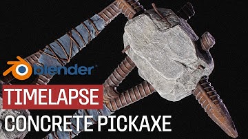 Concrete Pickaxe Timelapse - Rust
