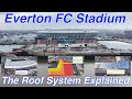 New everton fc stadium  the roof  roofing system explained