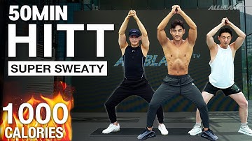 (땀이 미친듯이 흘러요💦) 50분 전신 체지방 폭파 홈트 l No Repeat SUPER SWEATY HIIT Cardio Workout