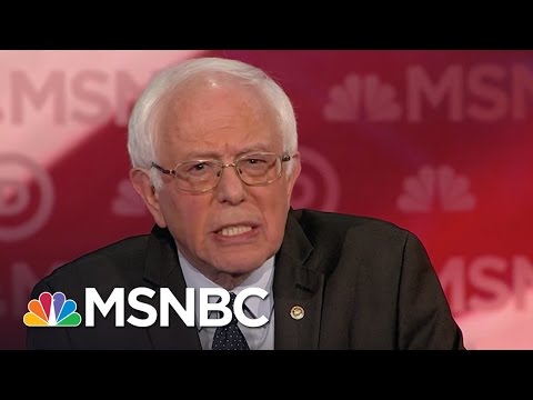 Bernie Sanders: Break Big Banks Up | Democratic Debate | MSNBC
