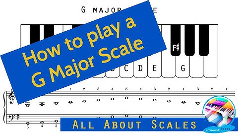 How to Play a G Major Scale