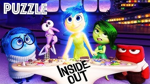 (Hura Huro ) Inside Out PUZZLE Game Rompecabezas De Anger, Fear, Joy, Disgust, Sadness Learning Kid