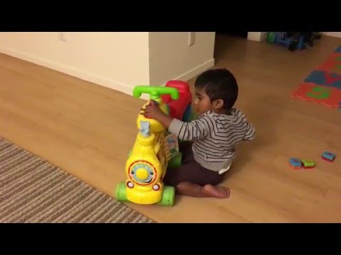 Baby Tanush   V-tech Sit-to-stand Alphabet Train review