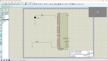 Video presentation on Simulation of pushbutton and led interface with Arm Controller with proteus