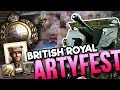 BRITISH ROYAL ARTYFEST: The Queen is Mad [4v4] [UKF] [Lienne Forest] — Full Match of CoH2