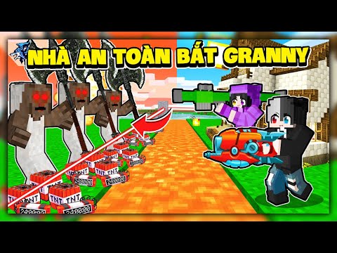 Siro Và Noob Ruby Thử Thách Xây Nhà An Toàn Bắt Bà Granny Trong Minecraft