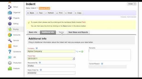 Indent (Purchase Requests)