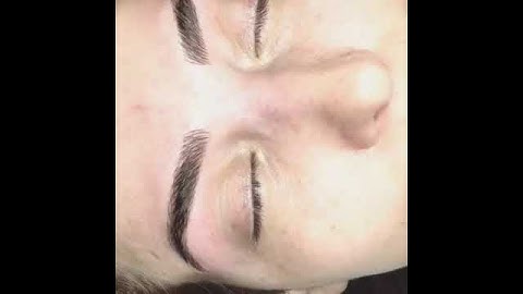 What a difference your brows make!  Tattooed Eyebrows by Lucy Hart Ink