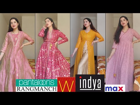 indya, W, pantaloons, Rangmanch, Max fashion kurti//Amazing Ethnic