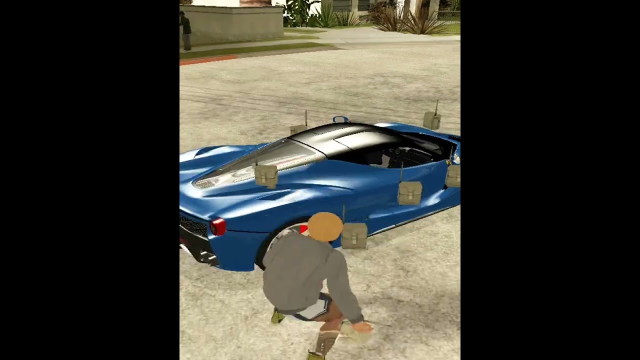 Destroying the car with remote bomb