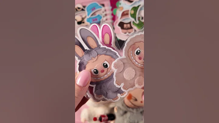 LABUBU MACARON SECRET HUNTING PT.1 😱💗 #asmr #blindbox #cute #popmart #asmrunboxing #toys #labubu