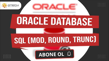 SQL Giriş - 9 (MOD, ROUND, TRUNC)