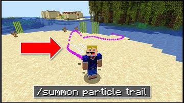 Minecraft - How To Create Particle Trails (Java/Bedrock)